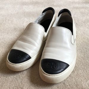 Tory Burch slip on leather sneaker